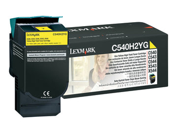 LEXMARK C540N HI YLD YELLOW TONER C540H2YG