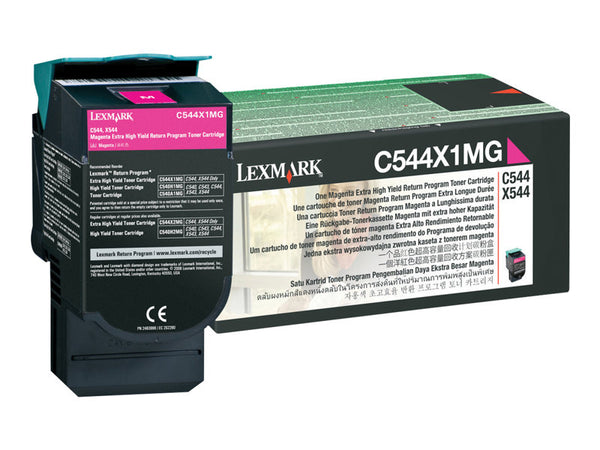 LEXMARK C544N XH RETURN PROG MAGENTA C544X1MG
