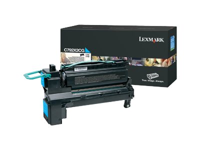 LEXMARK C792E XH YLD CYAN TONER C792X2CG