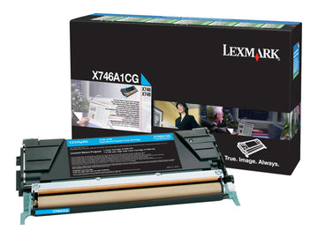 LEXMARK X746DE SD RETURN PROG CYAN X746A1CG