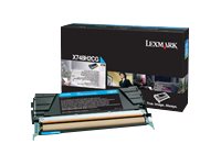 LEXMARK X748DTE HI YLD CYAN TONER X748H2CG