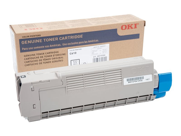 OKIDATA C610N SD YLD BLACK TONER 44315304