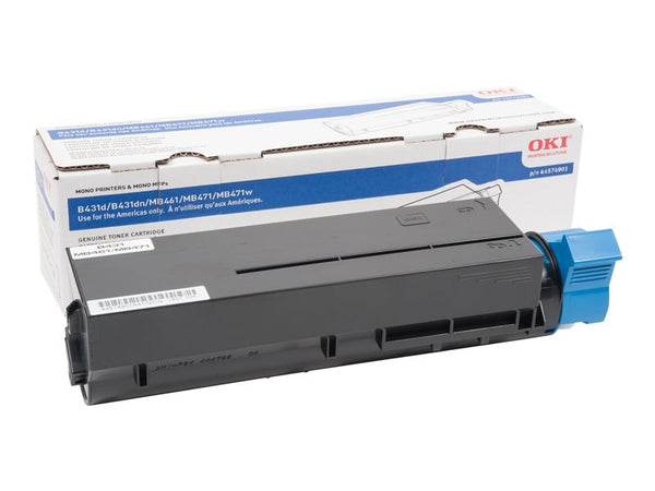 OKIDATA B431D HI YLD BLACK TONER 44574901