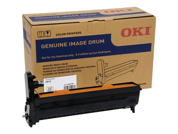 OKIDATA C612N YELLOW IMAGE DRUM 46507301