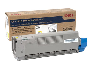 OKIDATA C612N SD YLD YELLOW TONER 46507501