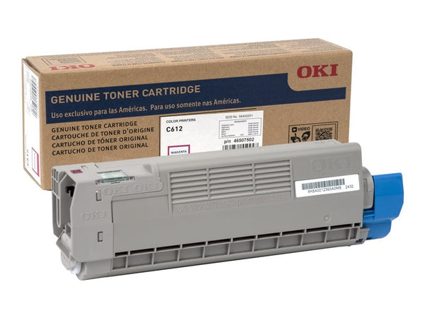OKIDATA C612N SD YLD MAGENTA TONER 46507502