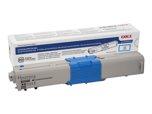 OKIDATA MC363DN SD YLD CYAN TONER 46508703