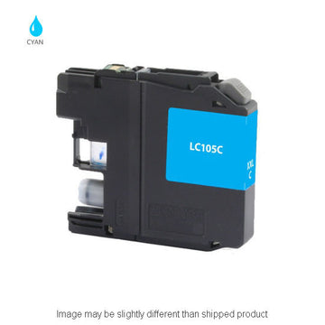 REPL BROTHER LC105 XH YLD CYAN INK RPLBRLC105C