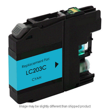 REPL BROTHER LC203 HI YLD CYAN INK RPLBRLC203C