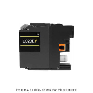 REPL BROTHER LC20E SUPER HI YELLOW INK RPLBRLC20EY