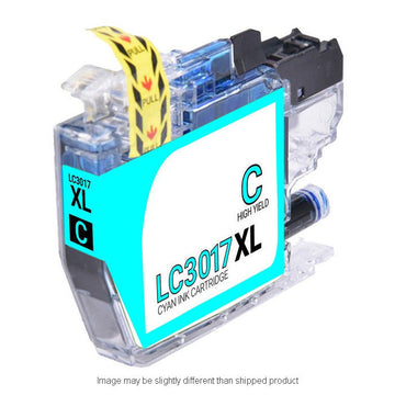 REPL BROTHER LC3017 HI YLD CYAN INK RPLBRLC3017C