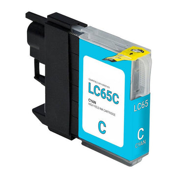 REPL BROTHER LC65 HI YLD CYAN INK RPLBRLC65C