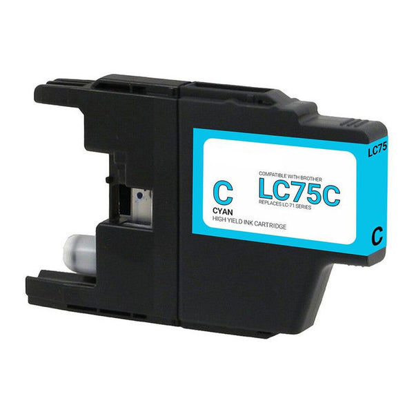 REPL BROTHER LC75 HI YLD CYAN INK