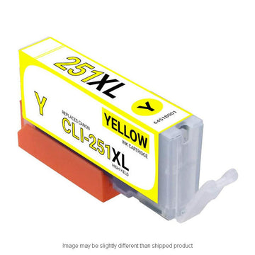 REPL CANON 6451B001 CLI251XL HI YELLOW INK RPLCN6451B001