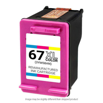 REPL HP 3YM58AN #67XL HI TRI-COLOR INK RPLHP3YM58AN