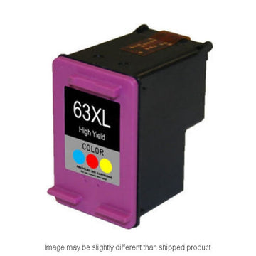 REPL HP F6U63AN #63XL HI TRI-COLOR INK RPLHPF6U63AN