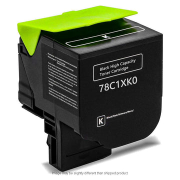 REPL LEXMARK 78C1XK0 XH YLD BLACK TONER