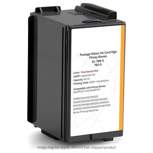 REPL PITNEY BOWES 7935 FLUORESCENT RED INK RPLPB7935
