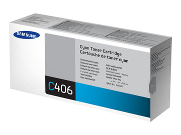 SAMSUNG CLP365W SD YLD CYAN TONER CLTC406S