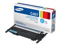 SAMSUNG CLP325W SD YLD CYAN TONER CLTC407S