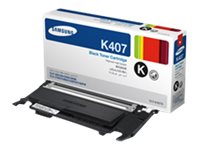 SAMSUNG CLP325W SD YLD BLACK TONER CLTK407S