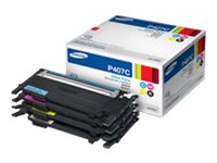 SAMSUNG CLP325W SD FOUR COLOR VALUE PK CLTP407C