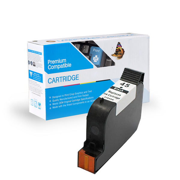 SW PREM HP DESKJET 710C LQ-#45 SD YLD BLACK INK SWR51645