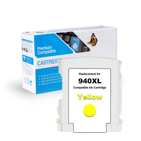 SW PREM HP OJ PRO 8000 LQ-#940XL HI YELLOW INK SWRC4909
