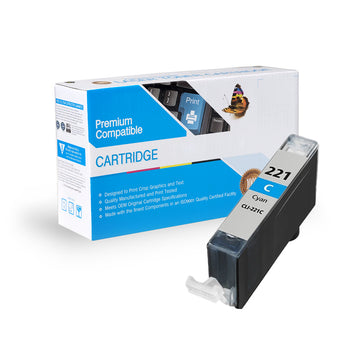 SW PREM CNM MP980 LQ-CLI221 SD CYAN INK SWRCLI221C