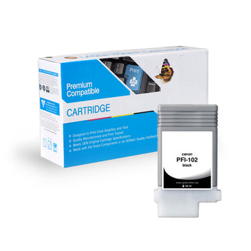 SW PREM CNM IPF500 LQ-PFI102 SD BLACK INK SWRPFI102BK