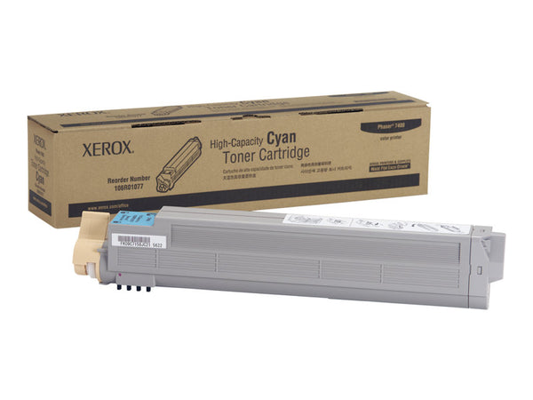 XEROX PHASER 7400 HI YLD CYAN TONER 106R01077