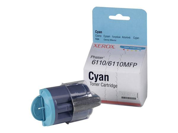 XEROX PHASER 6110 SD YLD CYAN TONER 106R01271