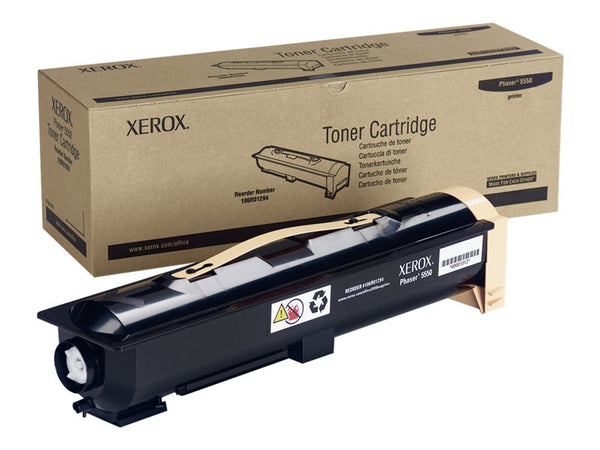 XEROX PHASER 5550 SD YLD BLACK TONER 106R01294