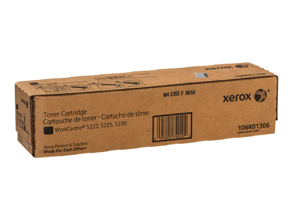 XEROX WORKCENTRE 5222 SD YLD BLACK TONER 106R01306