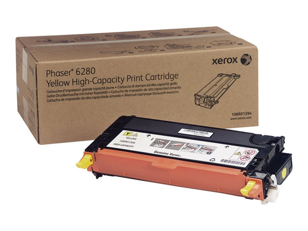 XEROX PHASER 6280 HI YLD YELLOW TONER 106R01394