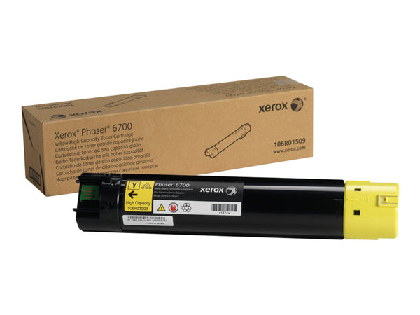 XEROX PHASER 6700 HI YLD YELLOW TONER 106R01509