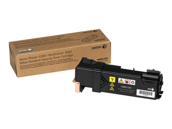 XEROX PHASER 6500 SD YLD YELLOW TONER 106R01593