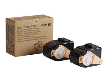 XEROX PHASER 7100 2PK SD YLD CYAN TONERS 106R02602