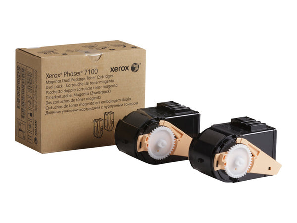 XEROX PHASER 7100 2PK SD YLD MAGNTA TONER 106R02603