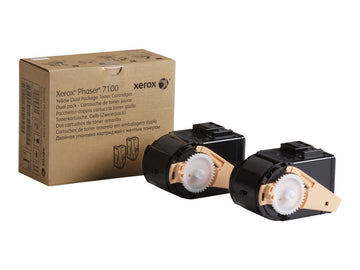 XEROX PHASER 7100 2PK SD YLD YELLOW TONER 106R02604