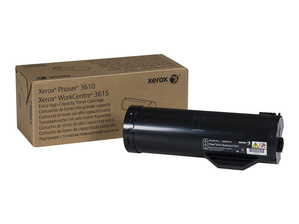 XEROX PHASER 3610 XH YLD BLACK TONER 106R02731