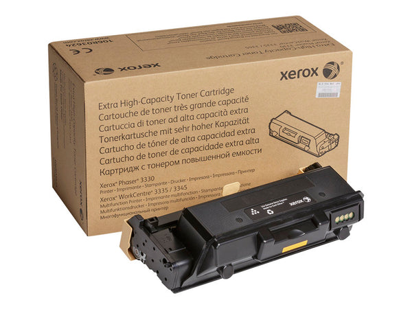 XEROX PHASER 3330 XH YLD BLACK TONER 106R03624