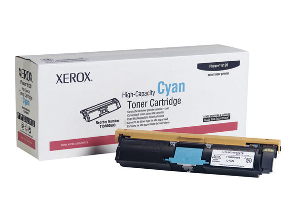 XEROX PHASER 6120 HI YLD CYAN TONER 113R00693