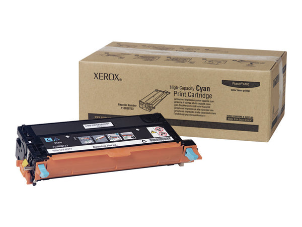 XEROX PHASER 6180 HI YLD CYAN TONER 113R00723