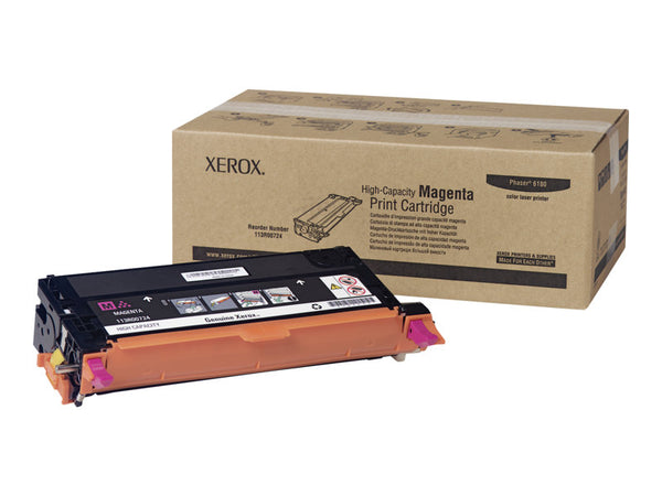 XEROX PHASER 6180 HI YLD MAGENTA TONER 113R00724